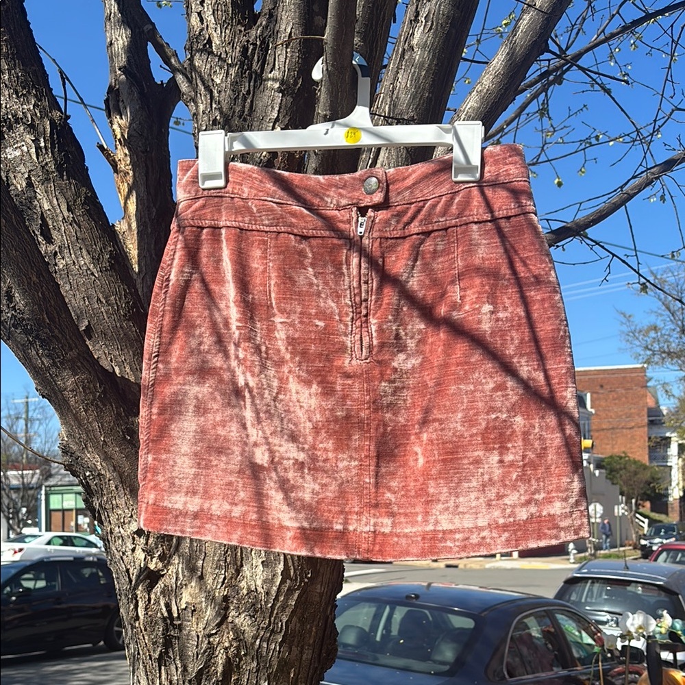 COPY - Rustic Red Corduroy Mini Skirt